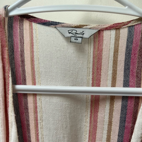 Rails Madison Linen Blend Wrap Dress - Picture 4 of 5